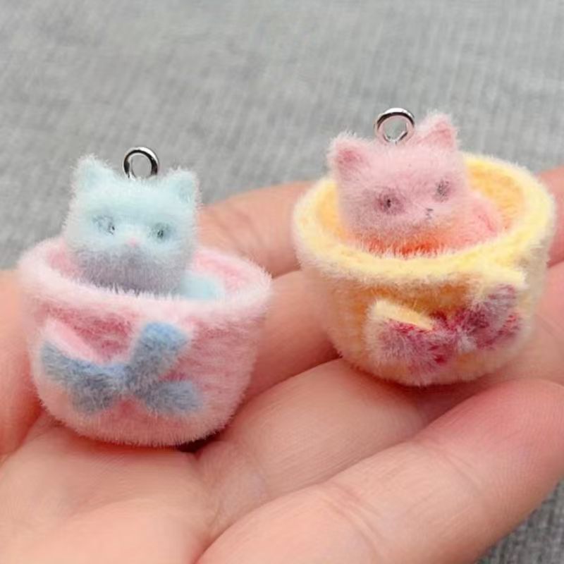Earrings - 4 pendenti a forma di gatto
