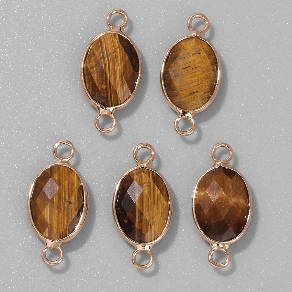Crystal Pendant Necklace Natural Stone - 3 pezzi pendenti in pietra naturale