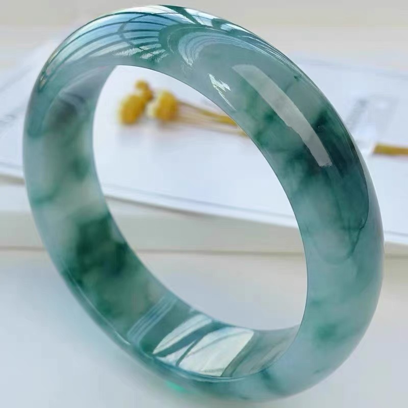 Bracelets - Bracciale in giadeite del Myanmar, un