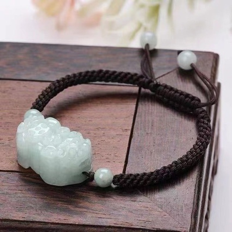 Bracelets - Bracciale Pixiu in Giadeite Naturale di