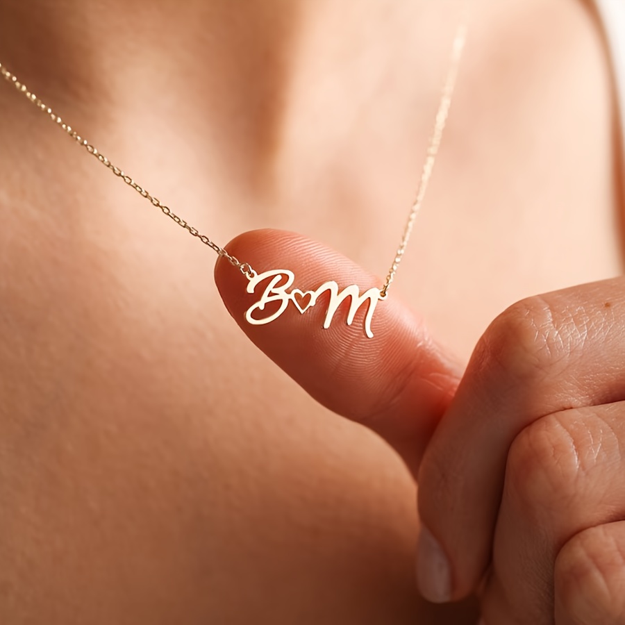 Custom Name Necklace Stainless Steel - Collane con nome personalizzato per donna