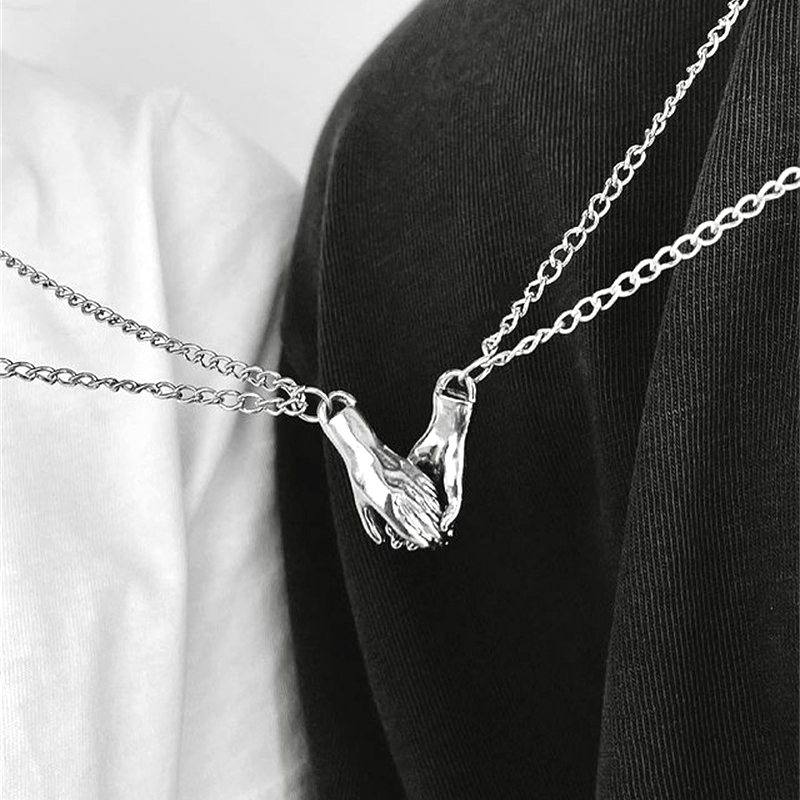 Magnetic Couple Matching Necklaces - Set di 2 Collane per Coppie,