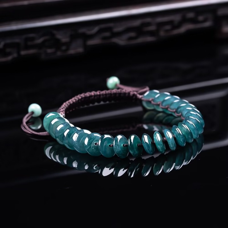 Bracelets - Bracciale con Perle di Smeraldo Naturale