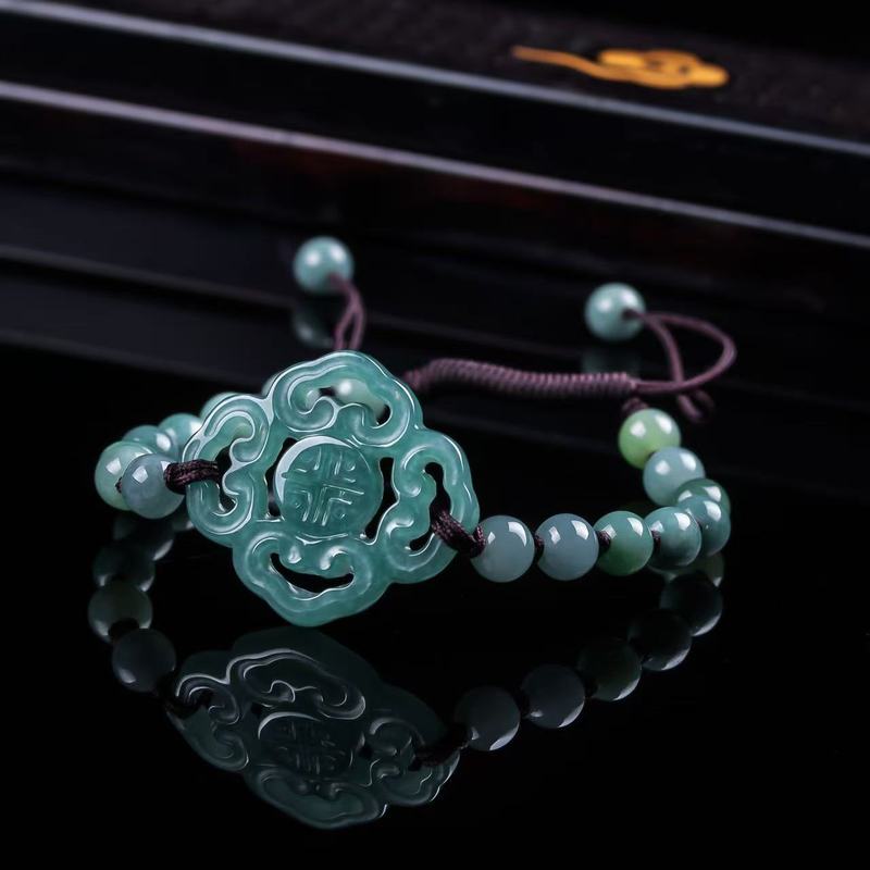 Bracelets - Bracciale in giadeite naturale di grado