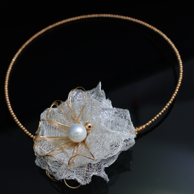 Pearl Choker Necklace Vintage - SGARIT Moda Donna Vintage K Collare