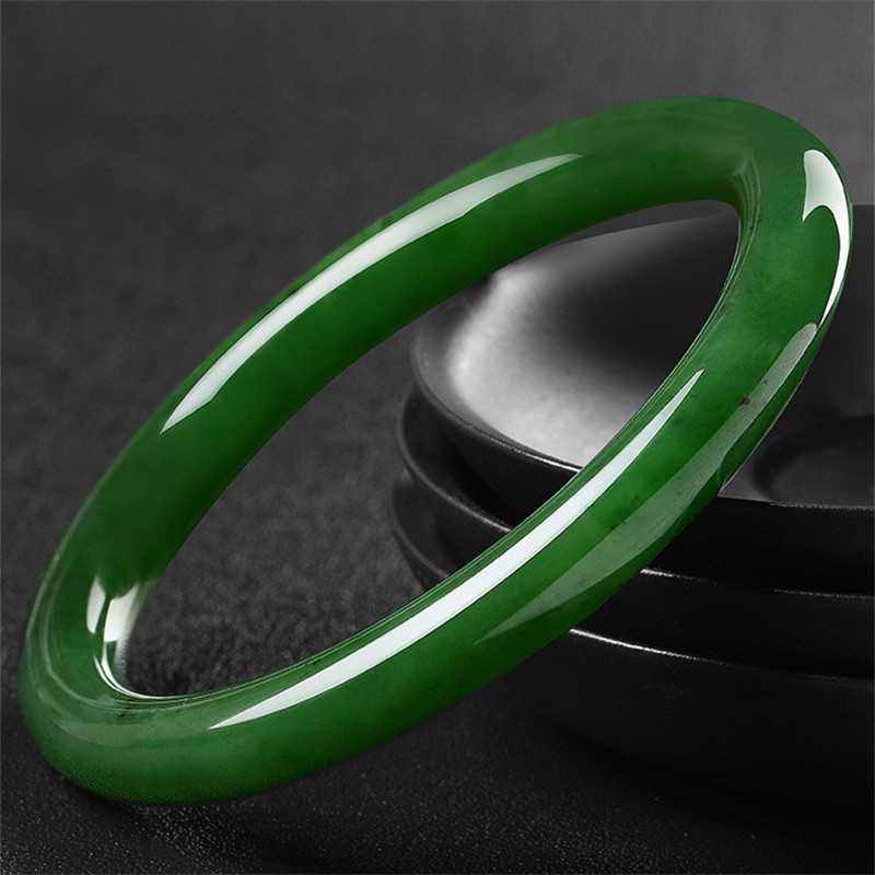 Bracelets - Bracciale rotondo in giada di Hotan