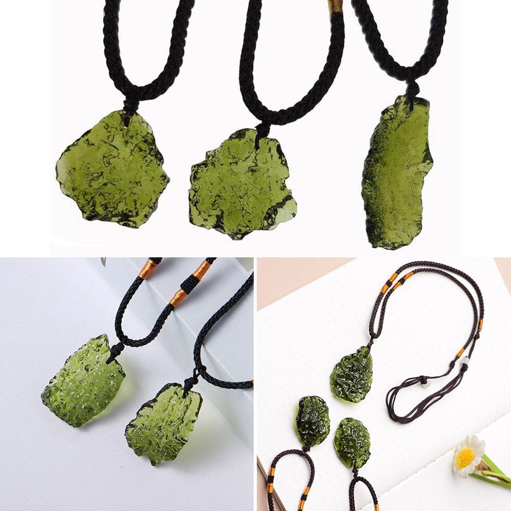 Crystal Pendant Necklace Natural Stone - Collana di quarzo di cristallo naturale