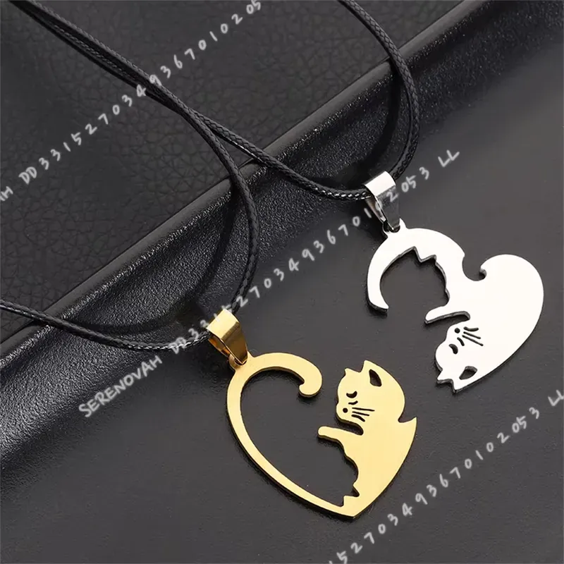 Magnetic Couple Matching Necklaces - 1 Paio di Creativi e Simpatici