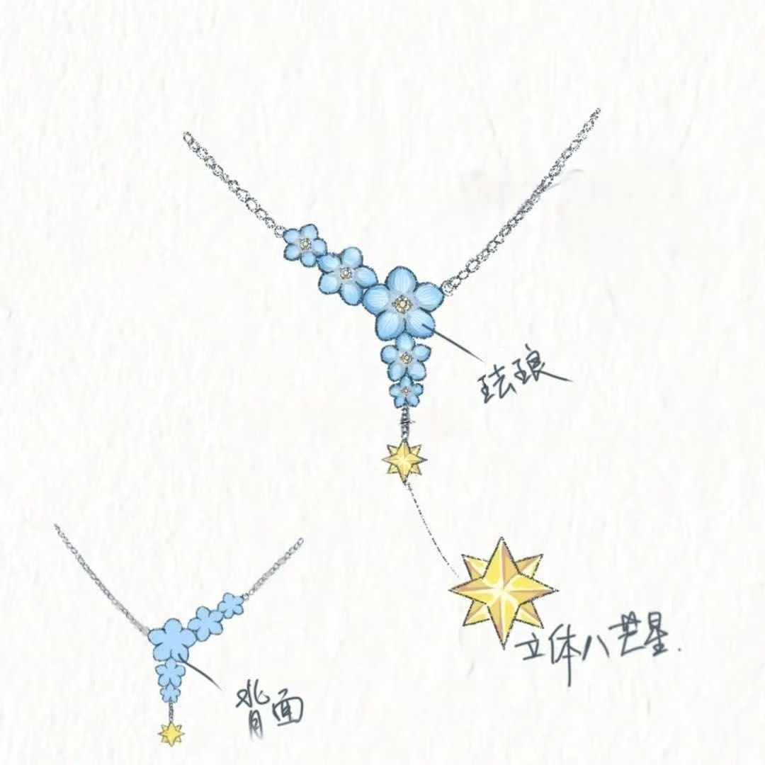 Anime Pendant Necklace - Collana con Pendente Xavier di Love