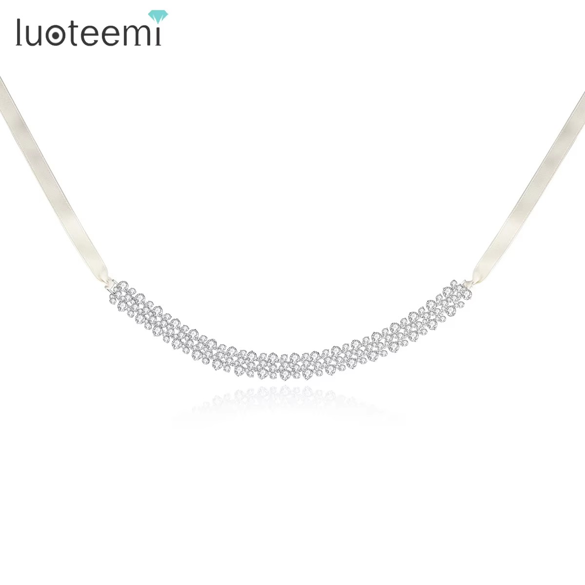 Layered Pendant Necklace Aesthetic - LUOTEEMI Girocollo a tre strati con