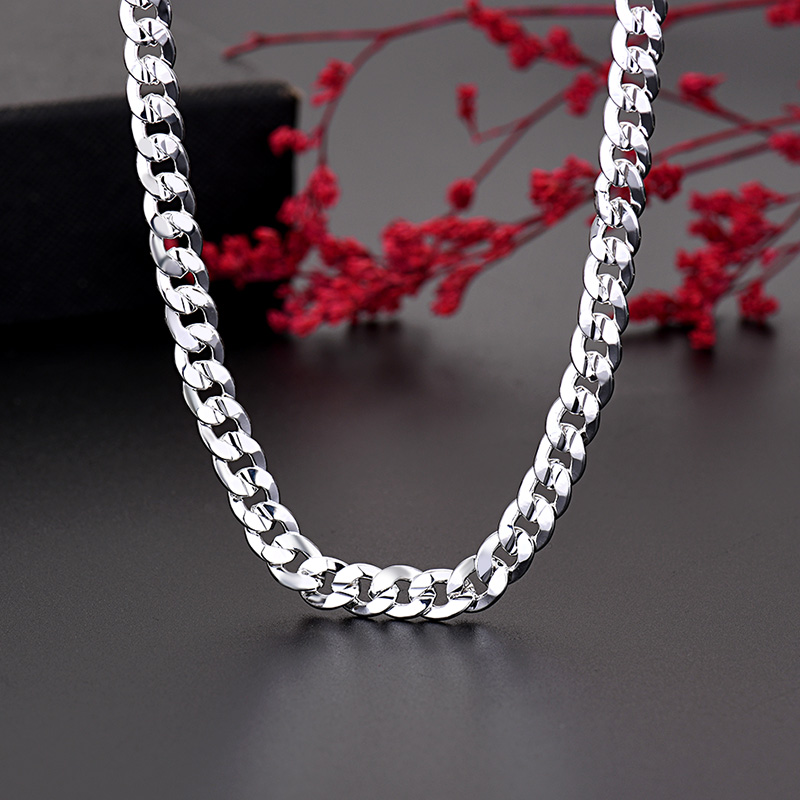 Cuban Link Chain 12Mm - Collana a catena da 7 mm