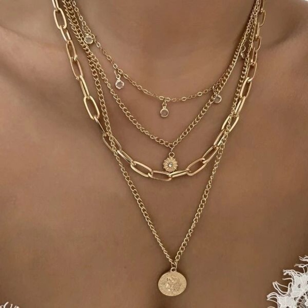 Collana con Pendente Ritratto  - Layered Pendant Necklace Aesthetic recensione e prezzo