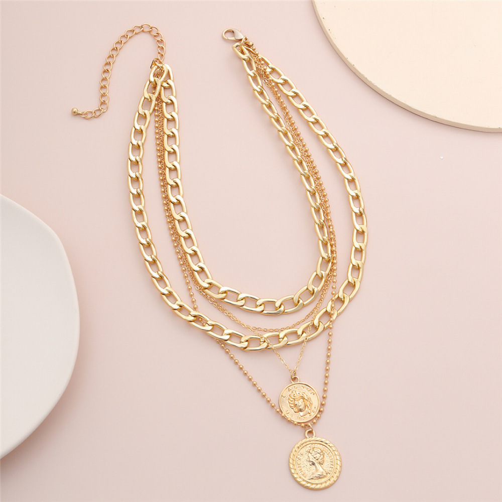 Collana con Pendente Ritratto  - Layered Pendant Necklace Aesthetic recensione e prezzo