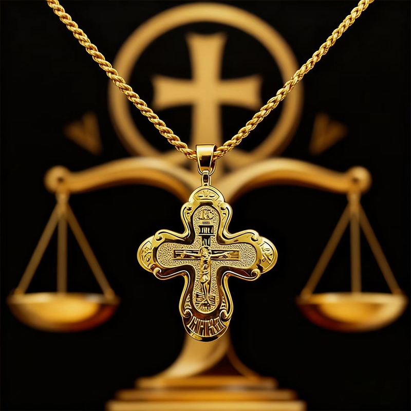 Nuova Croce Pettorale Ortodoss - Cross Pendant Necklace Gold recensione e prezzo