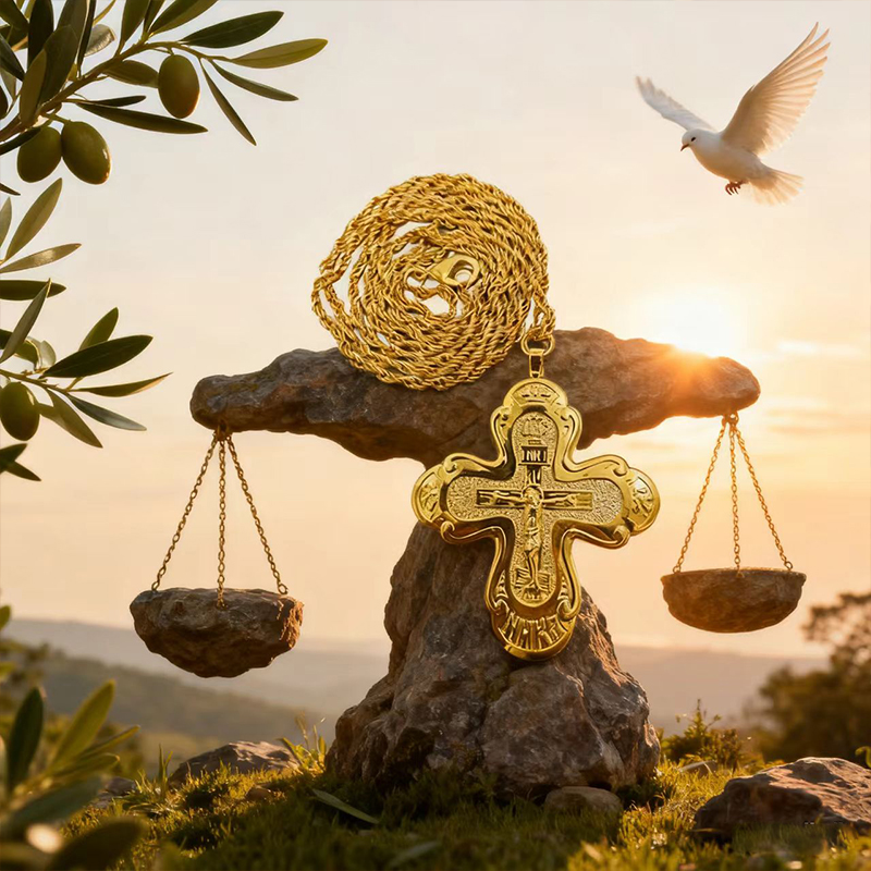 Nuova Croce Pettorale Ortodoss - Cross Pendant Necklace Gold recensione e prezzo