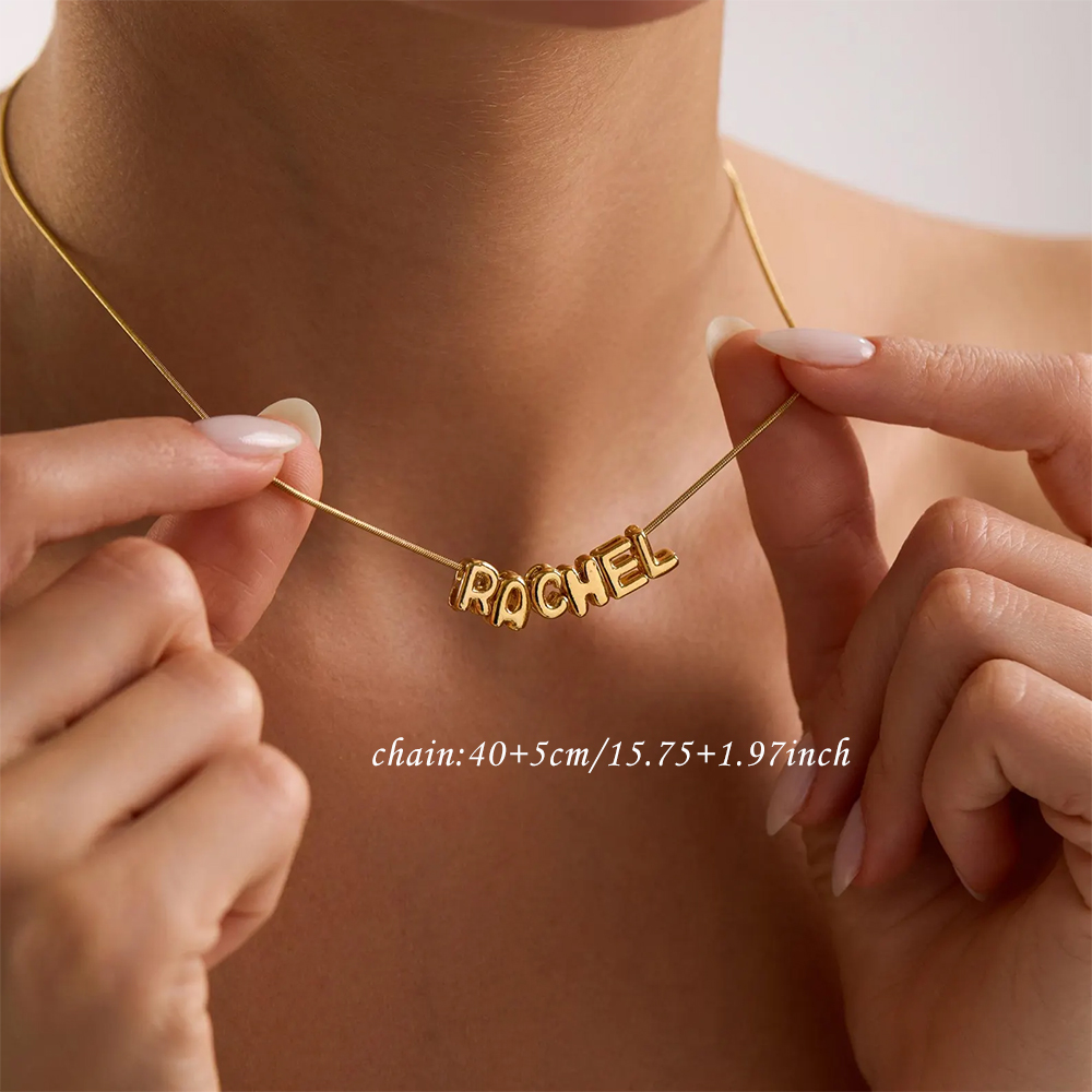 Collana personalizzata con ini - Custom Name Necklace Stainless Steel recensione e prezzo