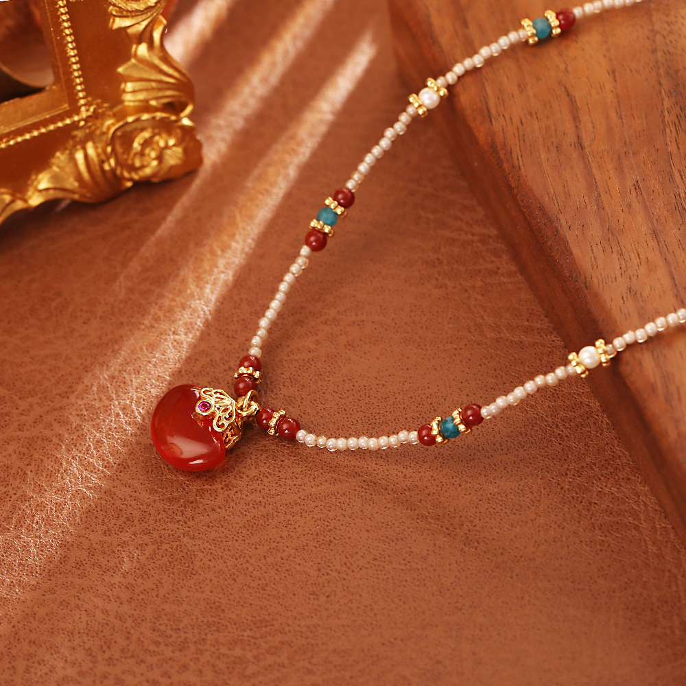Nuova Collana con Pendente in  - Pearl Choker Necklace Vintage recensione e prezzo