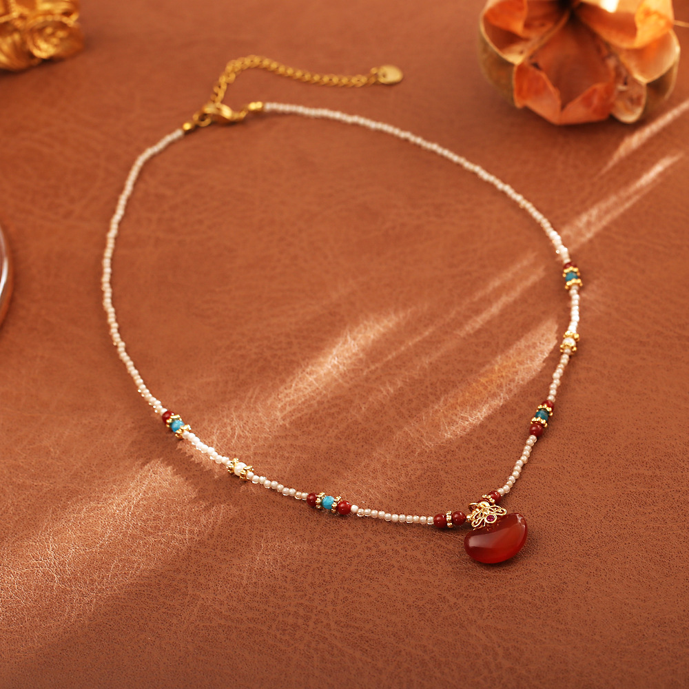 Nuova Collana con Pendente in  - Pearl Choker Necklace Vintage recensione e prezzo