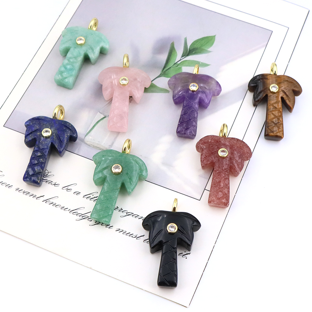 Ciondolo in Pietra Naturale a  - Crystal Pendant Necklace Natural Stone recensione e prezzo