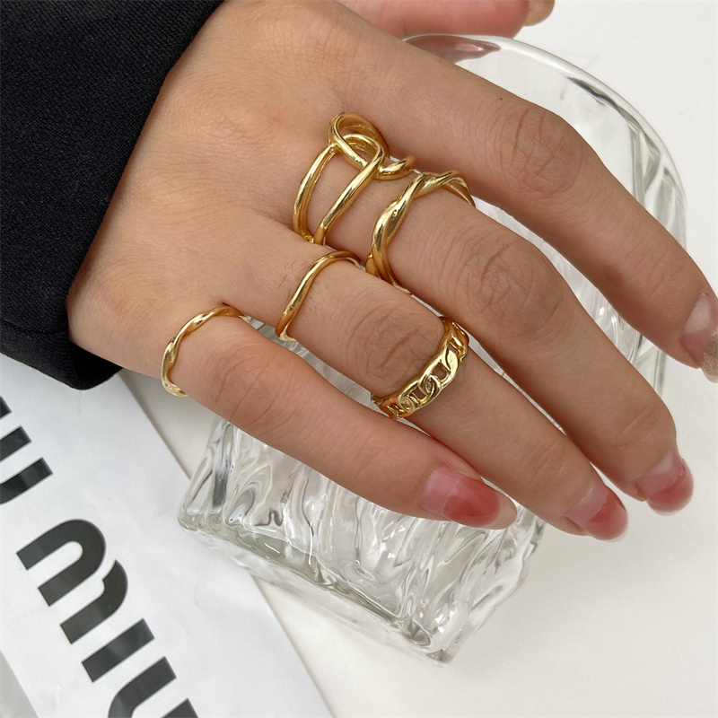 Anello Punk con perline di met - Vintage Punk Knuckle Rings Set recensione e prezzo