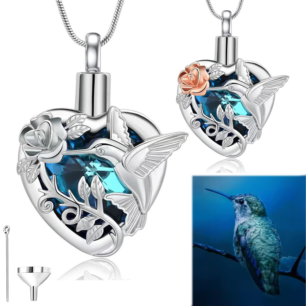 Collana con medaglione con urn - Heart Locket Necklace Photo recensione e prezzo