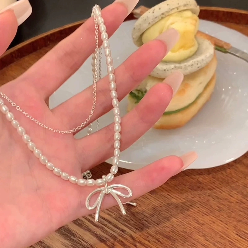 Collana girocollo a doppio str - Pearl Choker Necklace Vintage recensione e prezzo