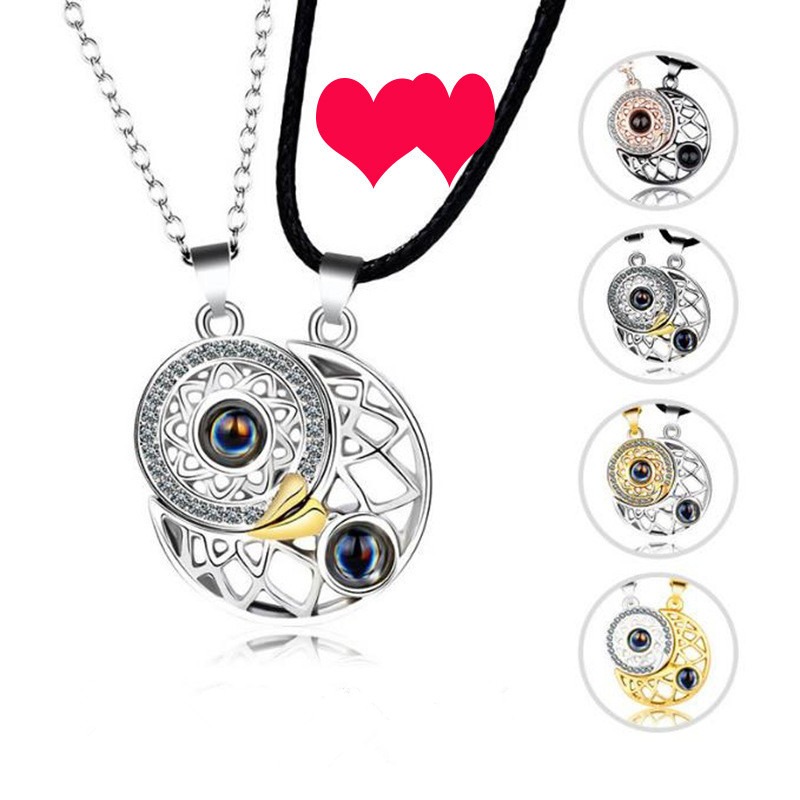 1 paio di coppie magnetiche co - Magnetic Couple Matching Necklaces recensione e prezzo