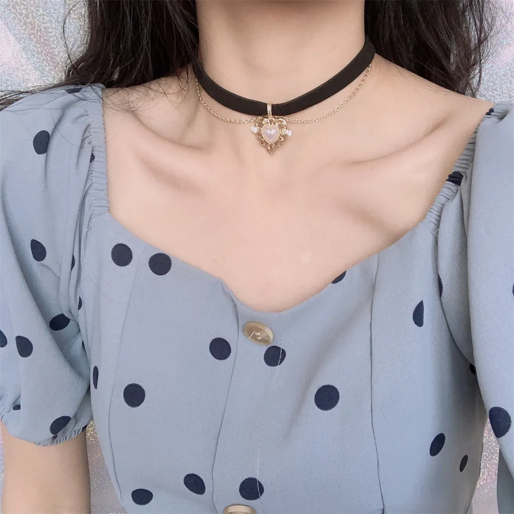 Collana girocollo con catena i - Pearl Choker Necklace Vintage recensione e prezzo