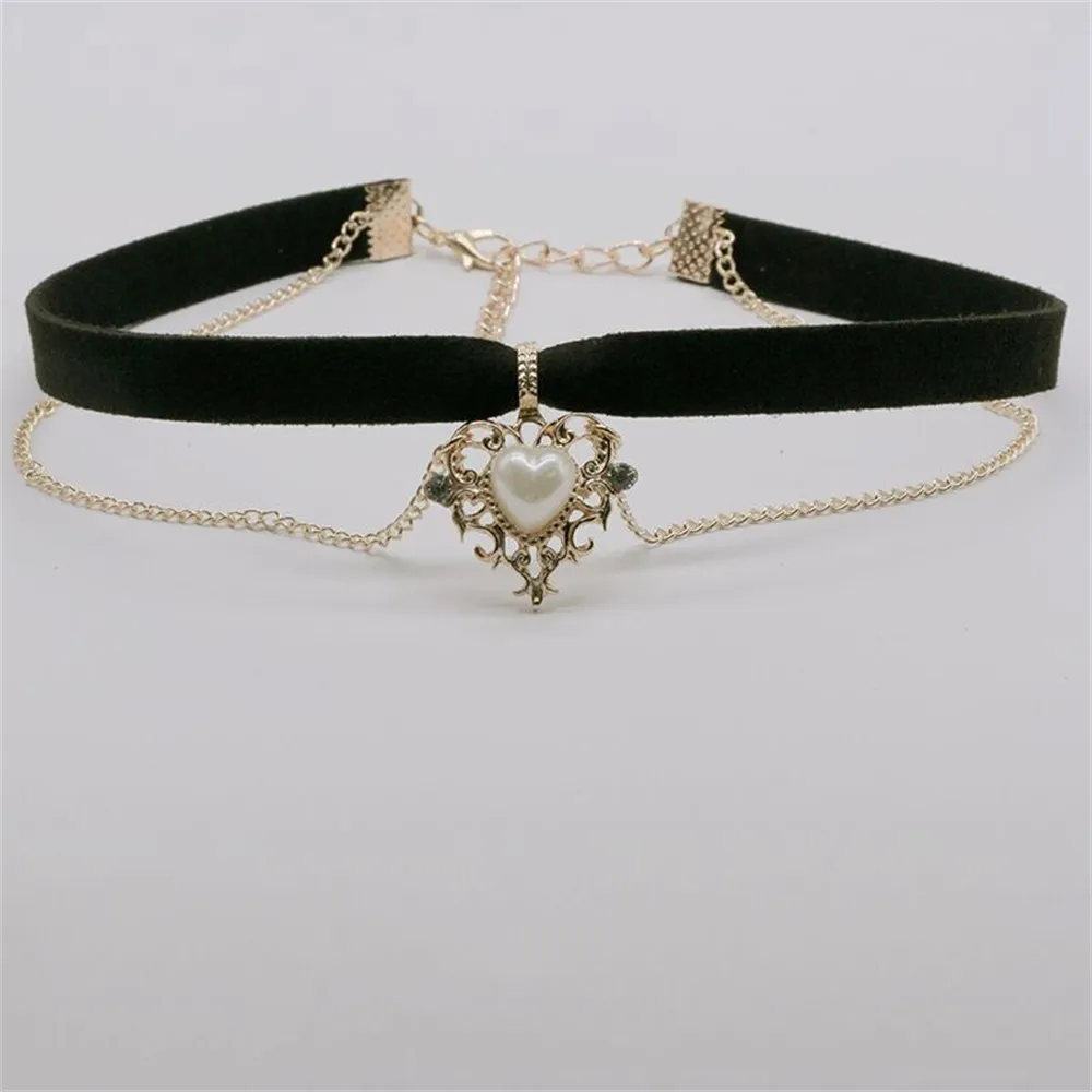 Collana girocollo con catena i - Pearl Choker Necklace Vintage recensione e prezzo
