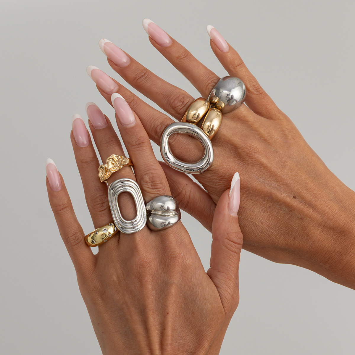Set di 8 anelli vintage punk i - Vintage Punk Knuckle Rings Set recensione e prezzo