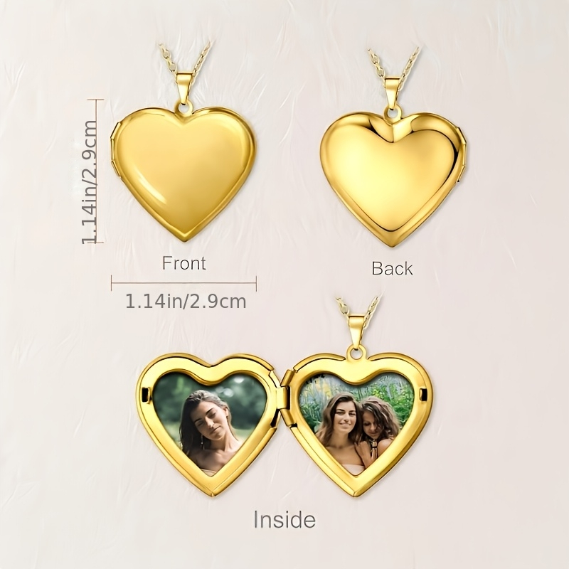 Collana con Ciondolo a Cuore P - Heart Locket Necklace Photo recensione e prezzo