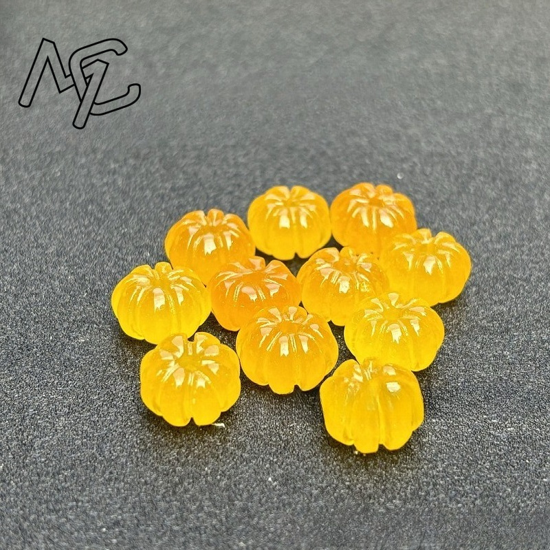 10 pezzi di perline di zucca d - Earrings recensione e prezzo
