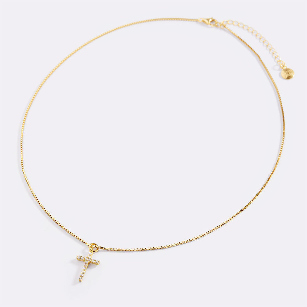 Collana con croce tempestata d - Cross Pendant Necklace Gold recensione e prezzo