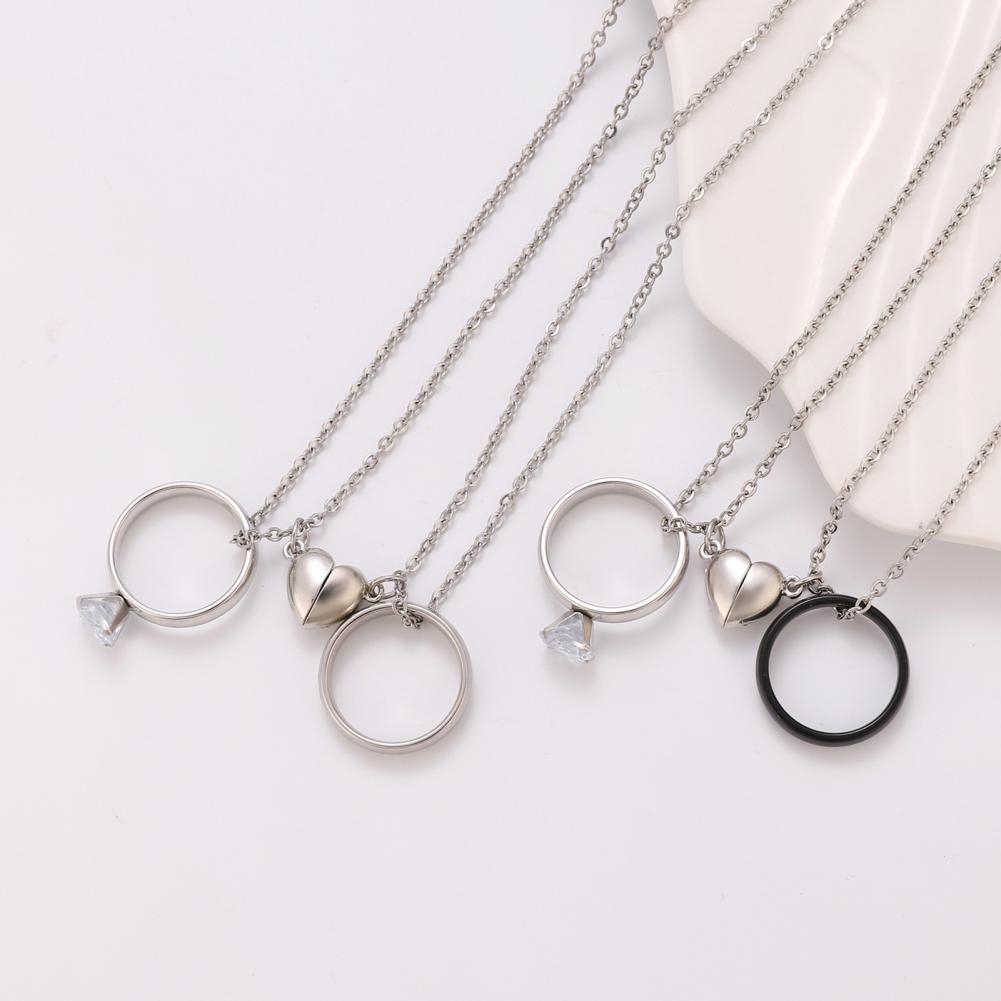 Collana con Pendente ad Anello - Magnetic Couple Matching Necklaces recensione e prezzo