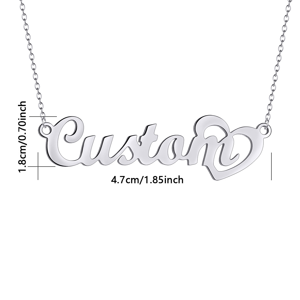 Collana con nome personalizzat - Custom Name Necklace Stainless Steel recensione e prezzo