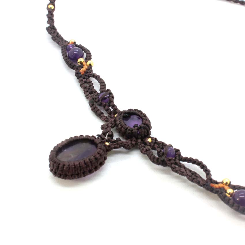 Collana con ciondolo in pietra - Crystal Pendant Necklace Natural Stone recensione e prezzo
