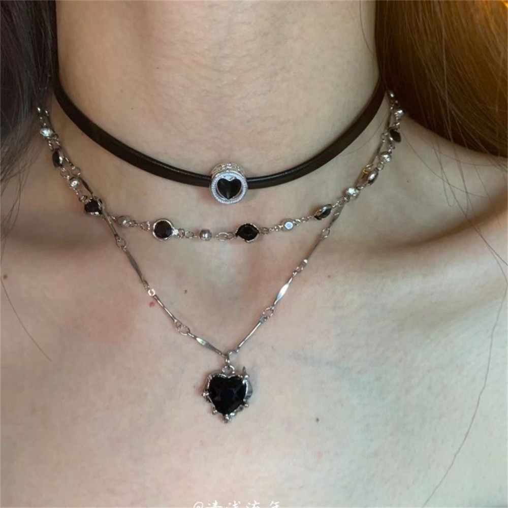 Y2K Collana con ciondolo a for - Layered Pendant Necklace Aesthetic recensione e prezzo