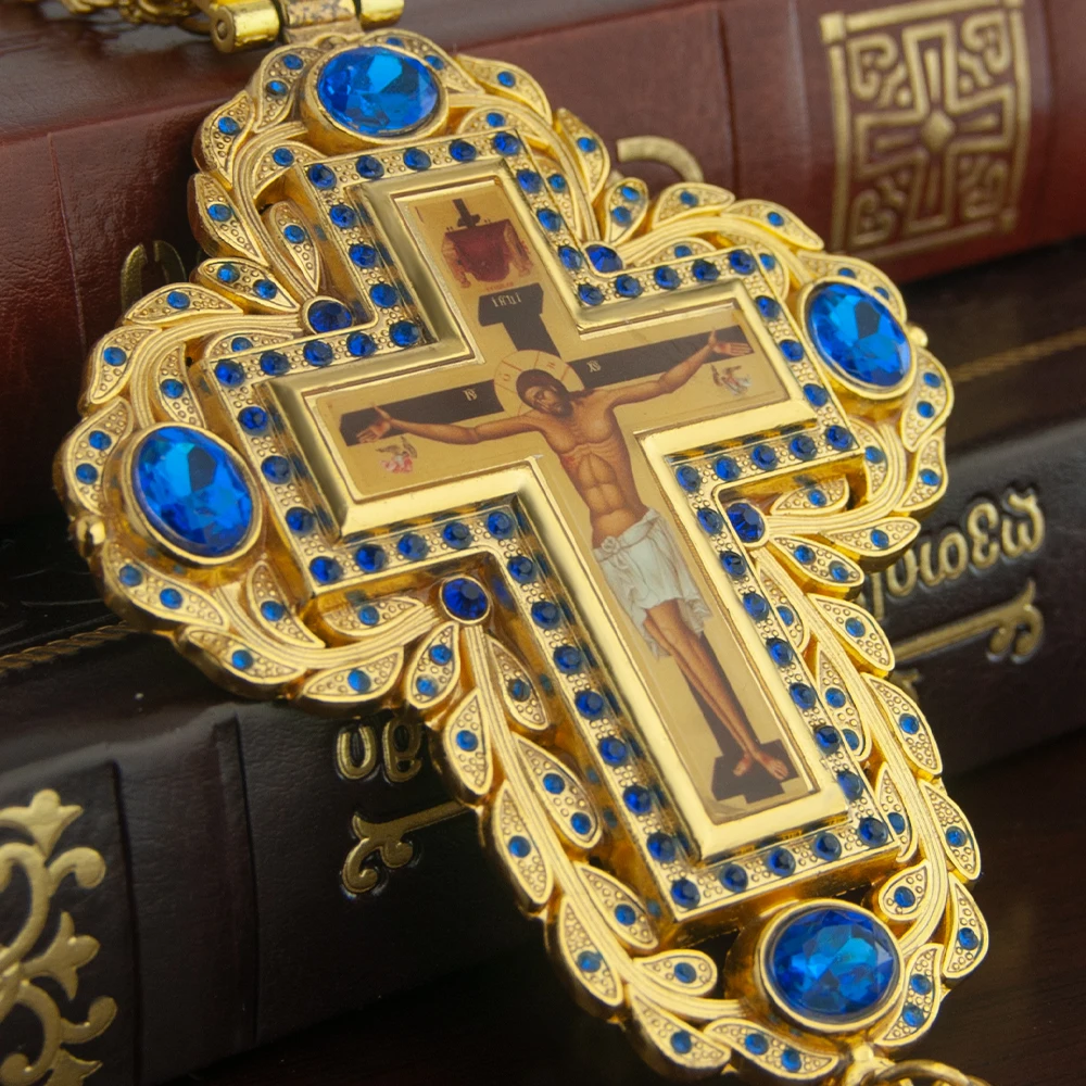 HTISOK Ciondolo croce pettoral - Cross Pendant Necklace Gold recensione e prezzo