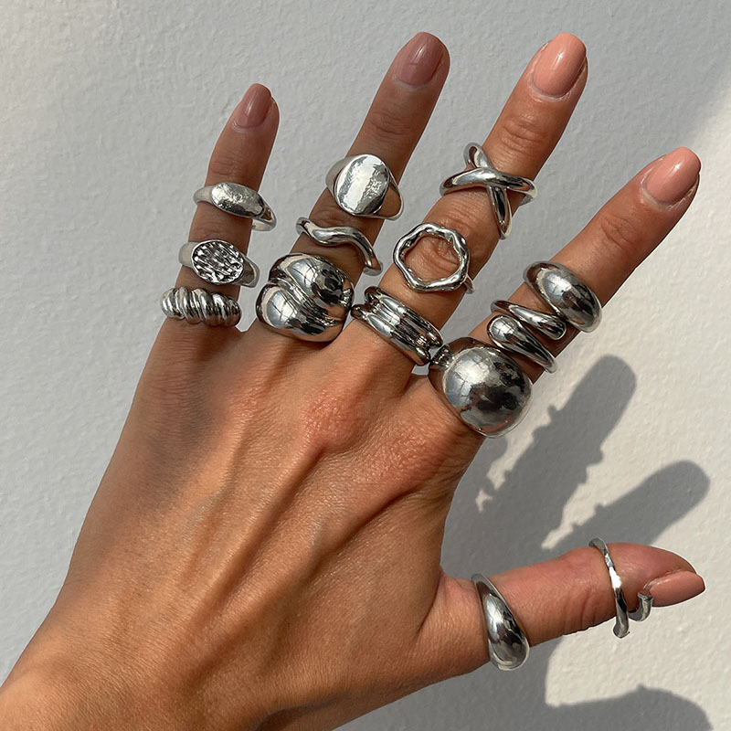 Anelli di metallo vintage di m - Vintage Punk Knuckle Rings Set recensione e prezzo