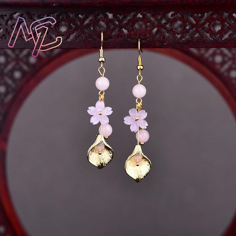 Orecchini con fiori di giada n - Earrings recensione e prezzo