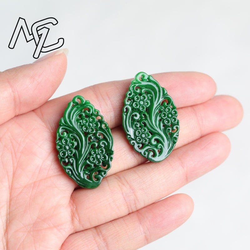 2 Pezzi di Giada Naturale Cian - Earrings recensione e prezzo