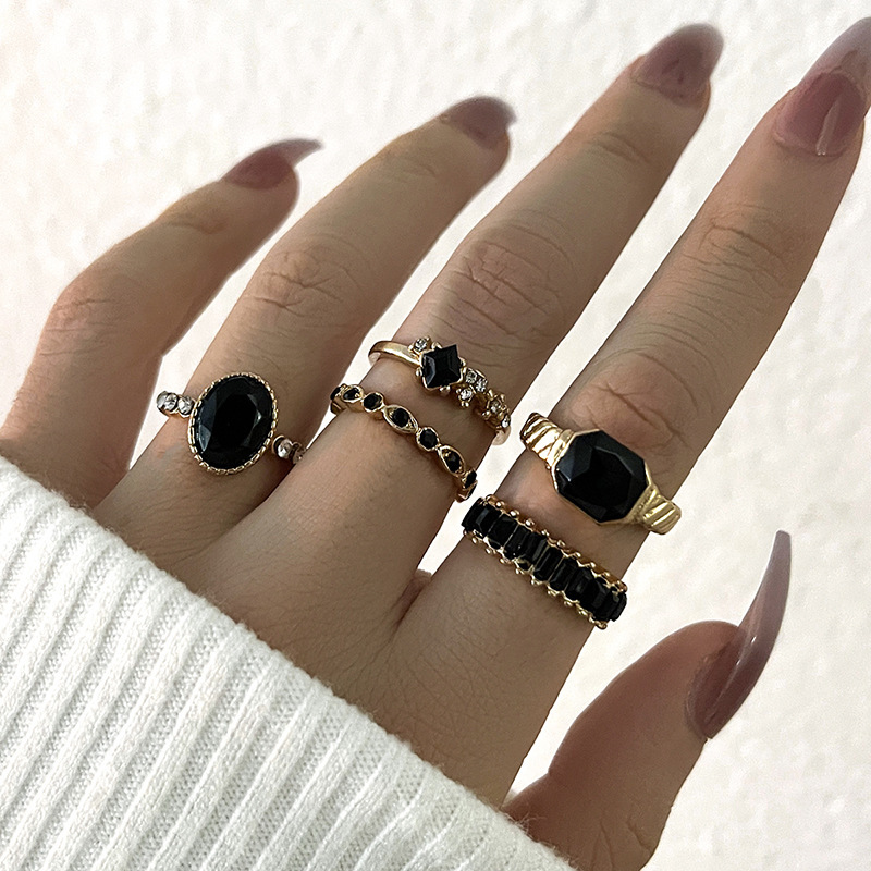 Set di anelli in pietra di cri - Vintage Punk Knuckle Rings Set recensione e prezzo