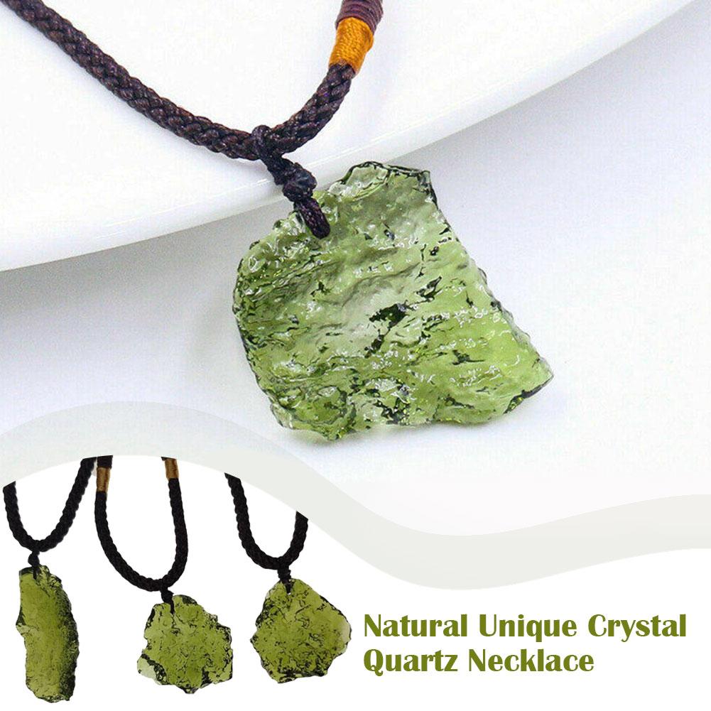 Collana di quarzo di cristallo - Crystal Pendant Necklace Natural Stone recensione e prezzo