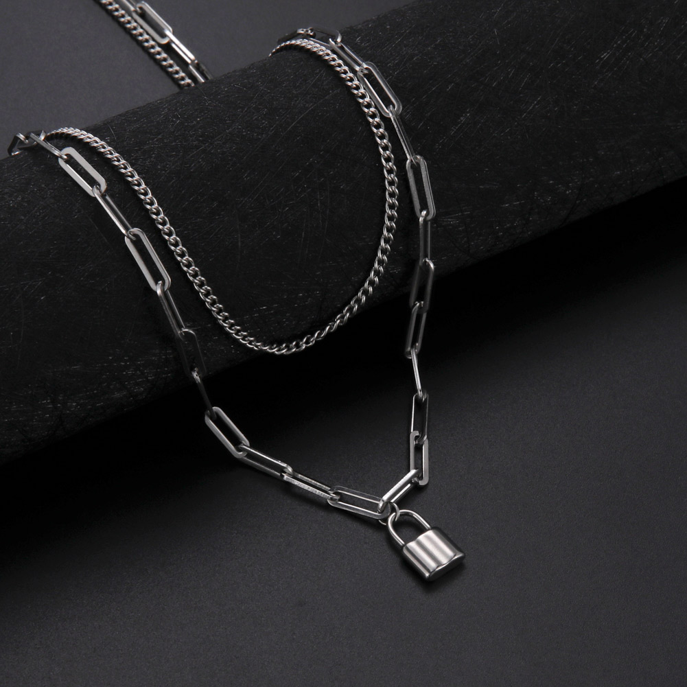 Unift Collana da uomo con cion - Layered Pendant Necklace Aesthetic recensione e prezzo