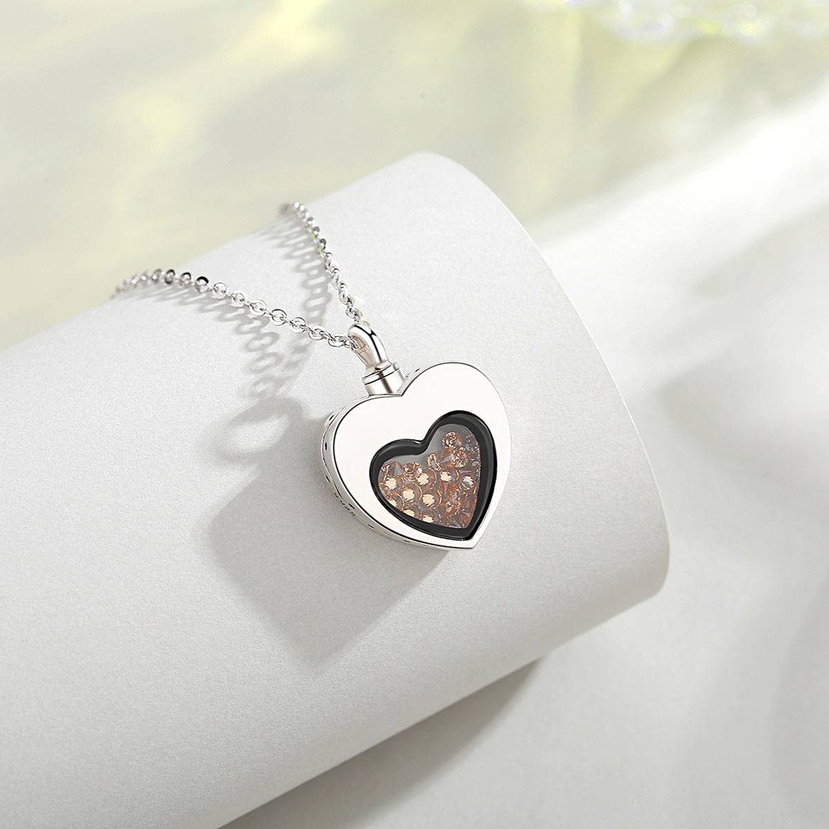 Eudora Argento sterling Cuore  - Heart Locket Necklace Photo recensione e prezzo