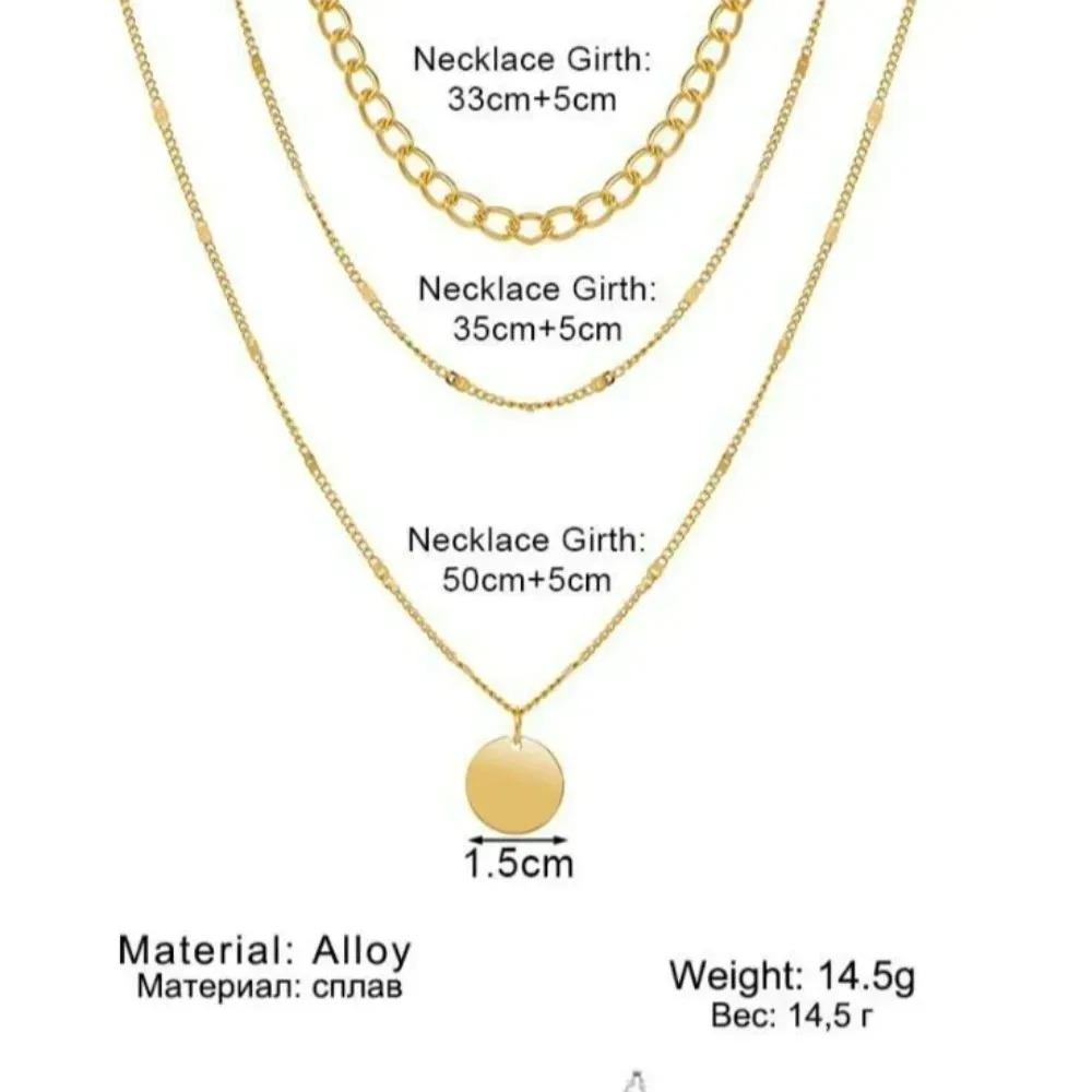 Collane a strati con ciondolo  - Layered Pendant Necklace Aesthetic recensione e prezzo