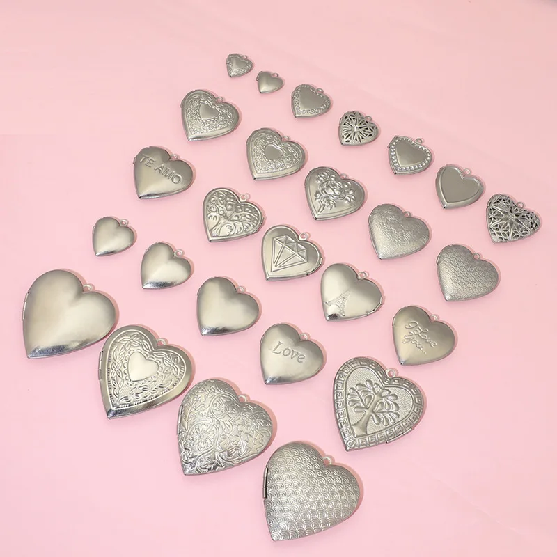 BoYuTe (20 pezzi/lottp) ciondo - Heart Locket Necklace Photo recensione e prezzo