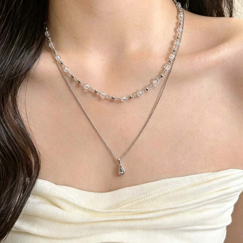 Nuova collana girocollo in cri - Layered Pendant Necklace Aesthetic recensione e prezzo