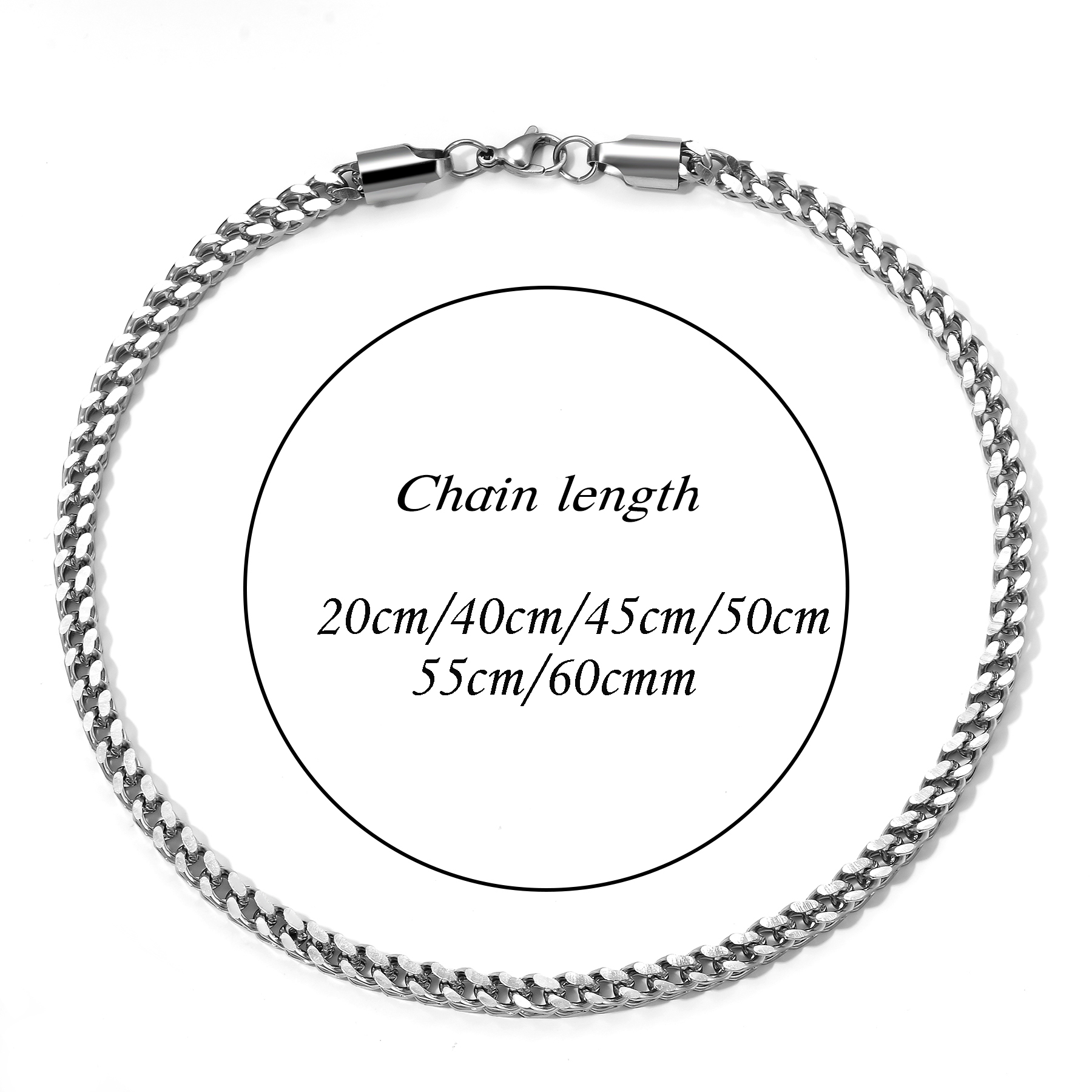 1Pc Dimensioni 3mm-5mm Oro/Arg - Cuban Link Chain 12Mm recensione e prezzo