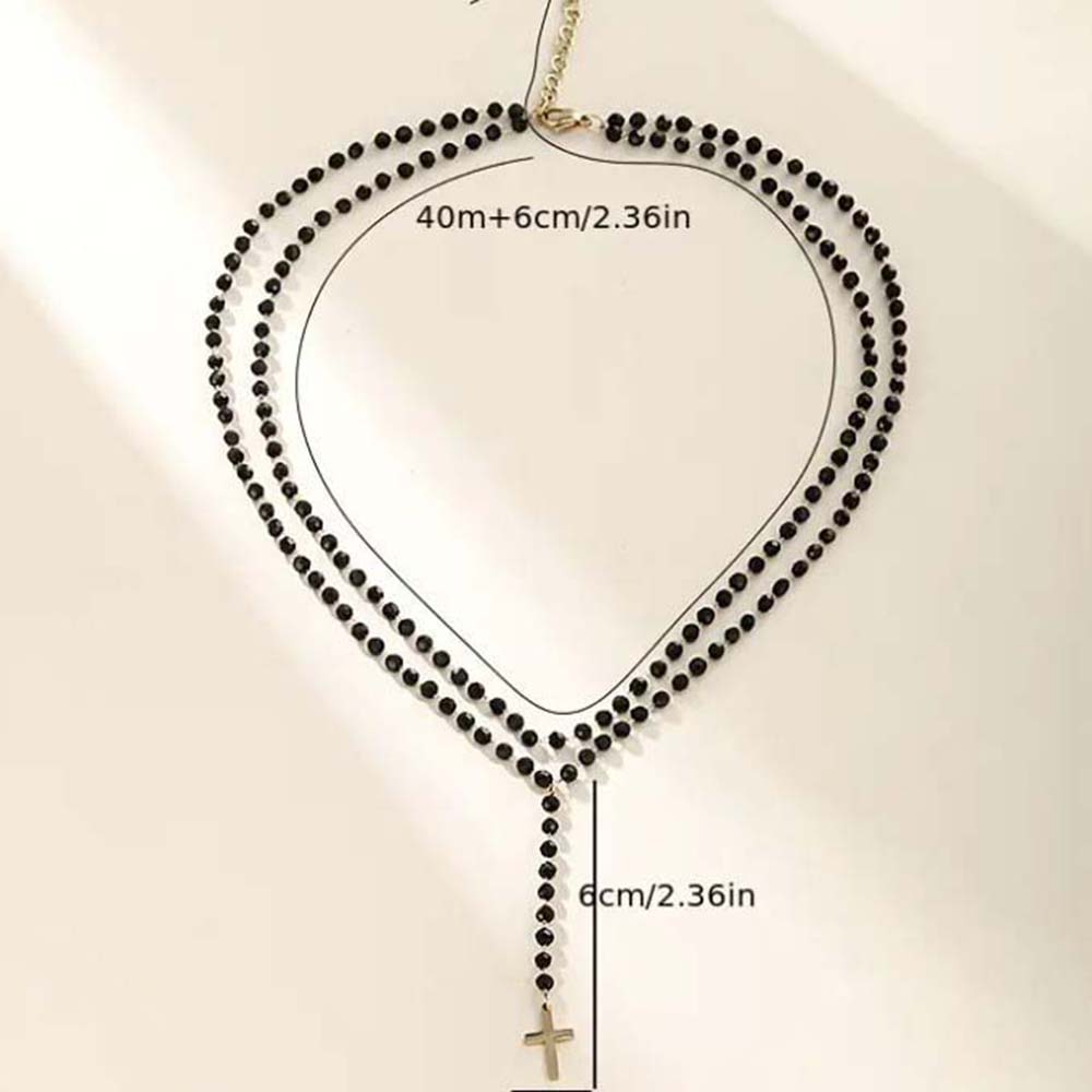 Collana a Y Gotica a Doppio St - Layered Pendant Necklace Aesthetic recensione e prezzo